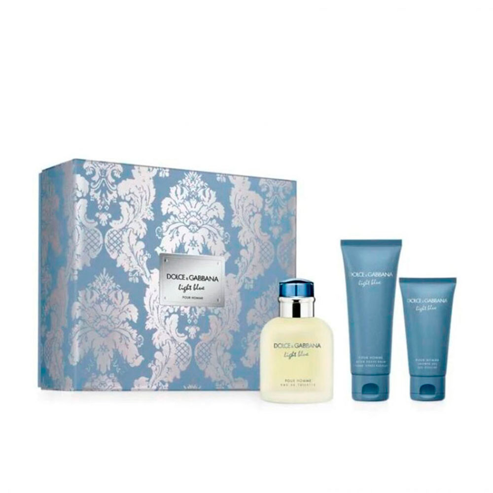 Kit Dolce & Gabbana Light Blue shower gel 50ml + eau de toilette 125ml + after shave balm 75ml