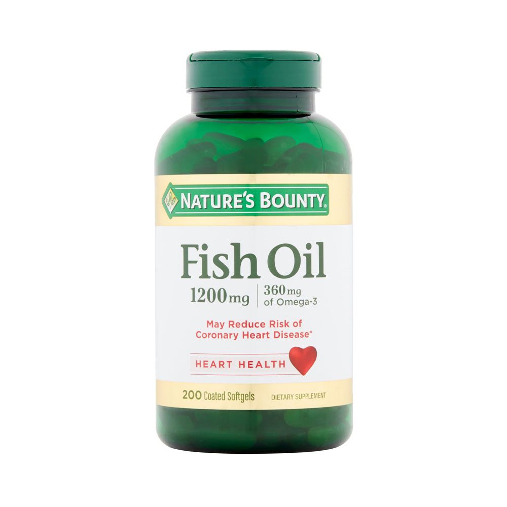 Fish Oil Nature's Bounty 1200mg 200 Softgels