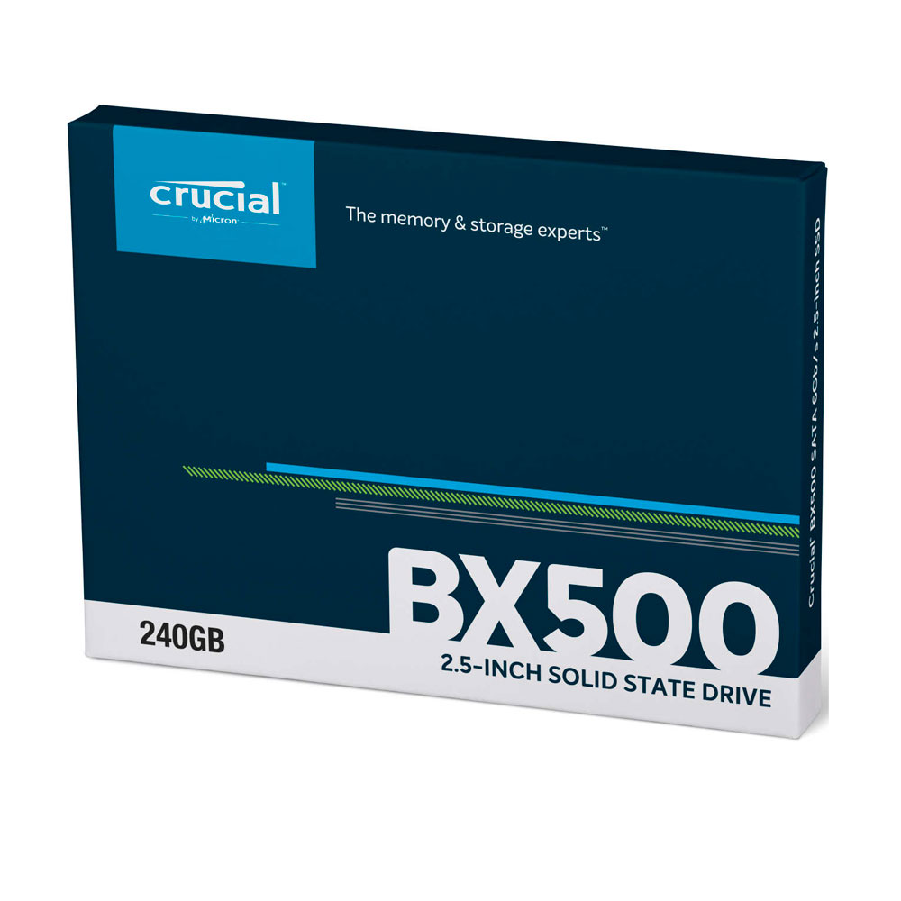 HD SSD CRUCIAL 240GB BX500 2.5'' SATA 3 - CT240BX500SSD1