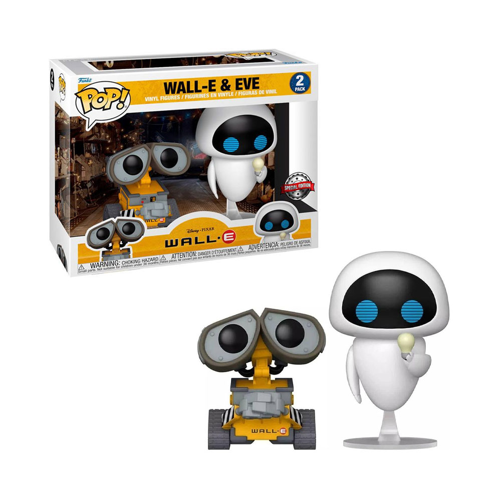 MUÑECO FUNKO POP WALL-E Y EVE 2 PACK