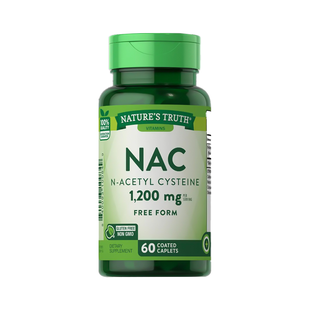 CAPSULAS NATURE'S TRUTH NAC N-ACETYLCYSTEINE 1200MG 60