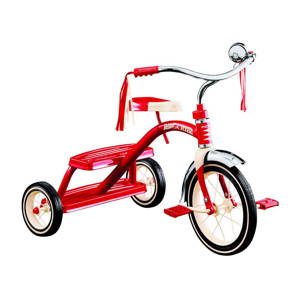 TRICICLO RADIO FLYER 33 CLASSIC RED DUAL DECK