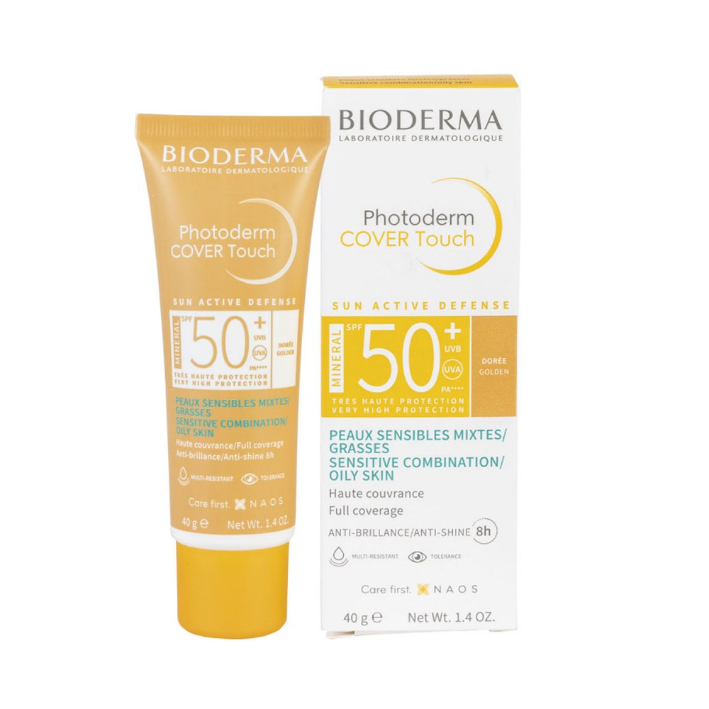 PROTECTOR SOLAR BIODERMA PHOTODERM COVER TOUCH FPS 50 GOLDEN 40GR