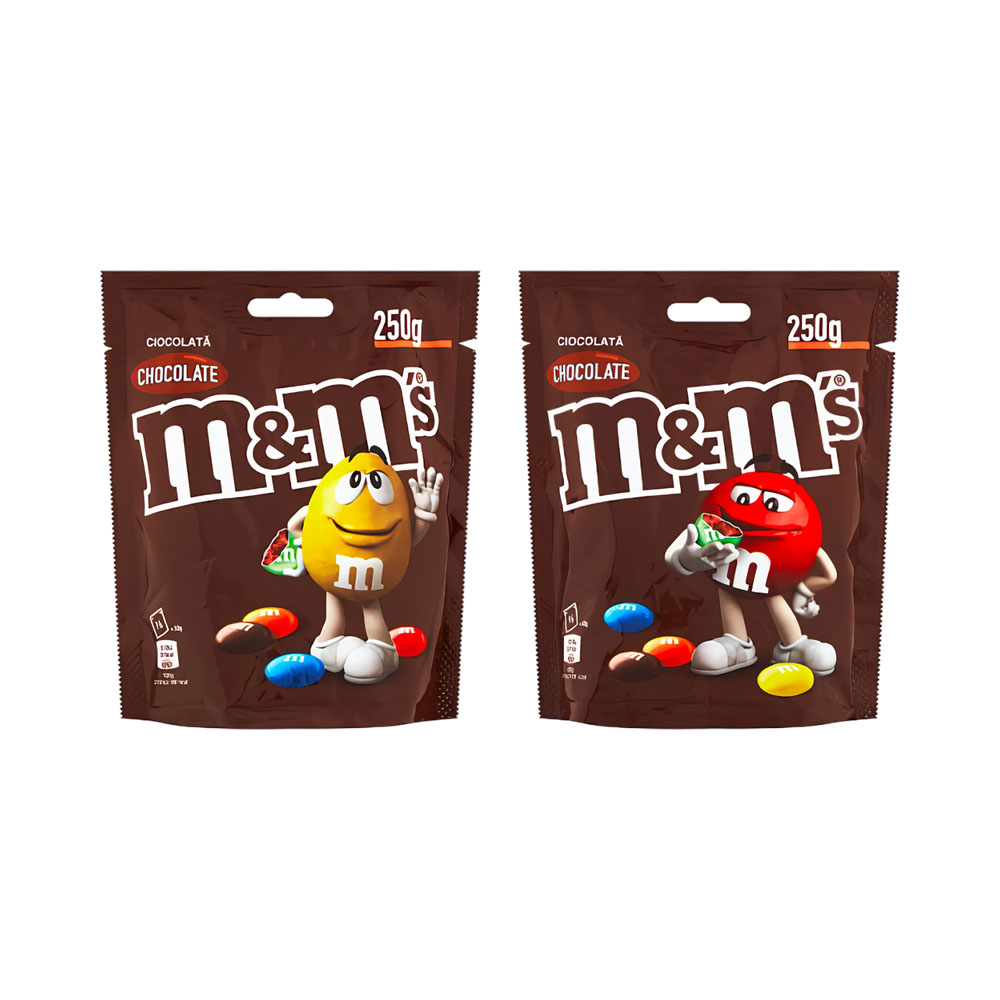 CHOCOLATE M&M POUCH 250GR