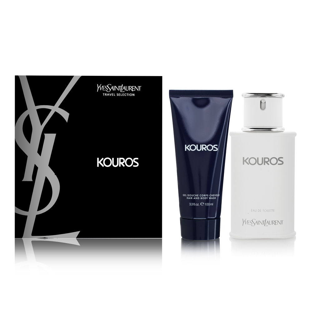Perfume Yves Saint Laurent Kouros kit 100ml+Shower Gel