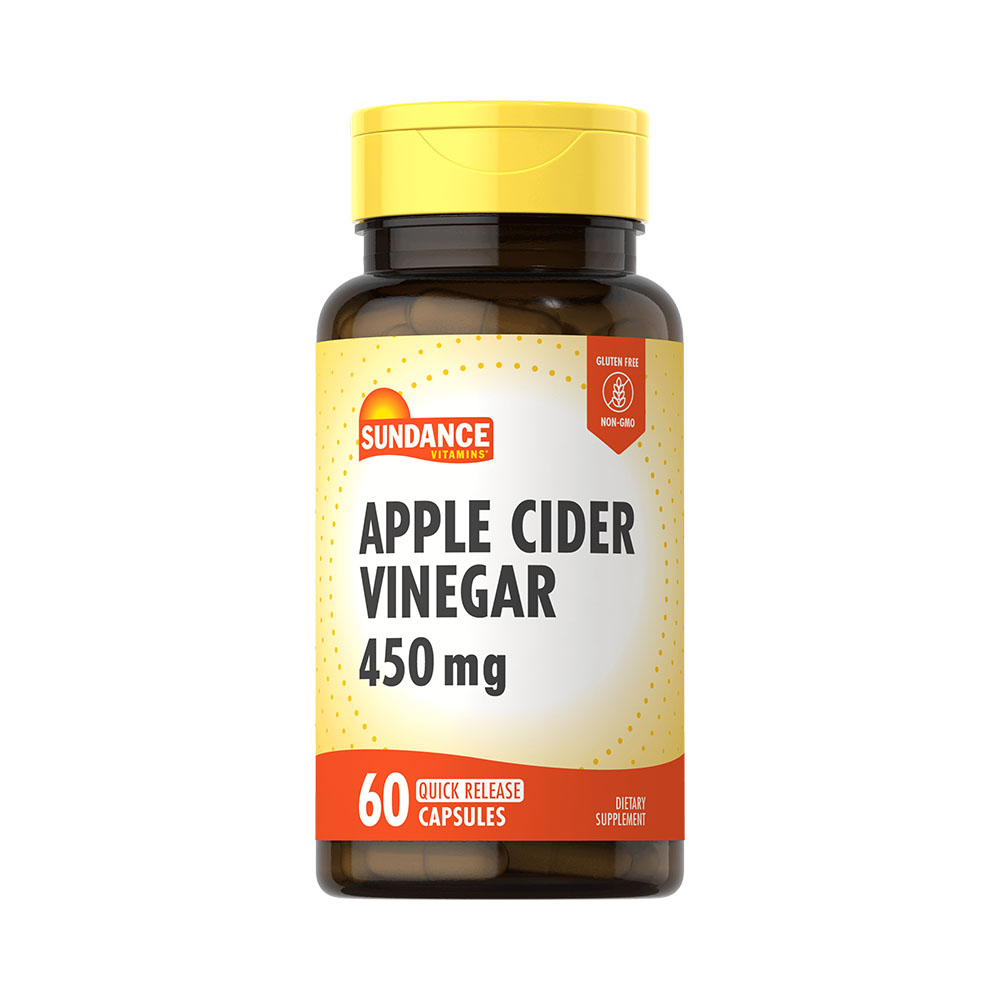 Apple Cider Vinegar Sundance 450mg 60 Capsulas