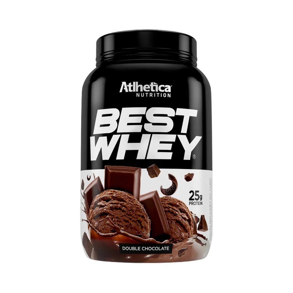 SUPLEMENTO ATLHETICA BEST WHEY DOUBLE CHOCOLATE  900GR