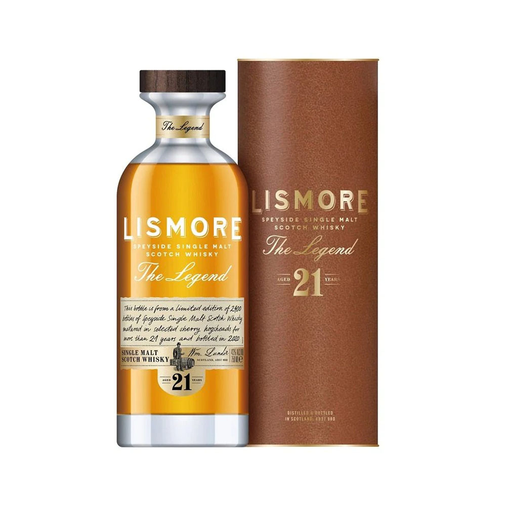 WHISKY LISMORE THE LEGEND 21 YEARS 700ML