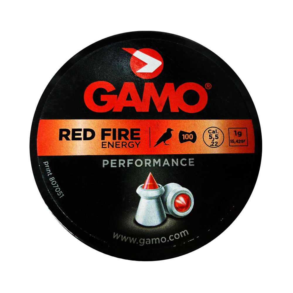 MUNIÇÃO GAMO RED FIRE ENERGY 5.5MM PEÇAS