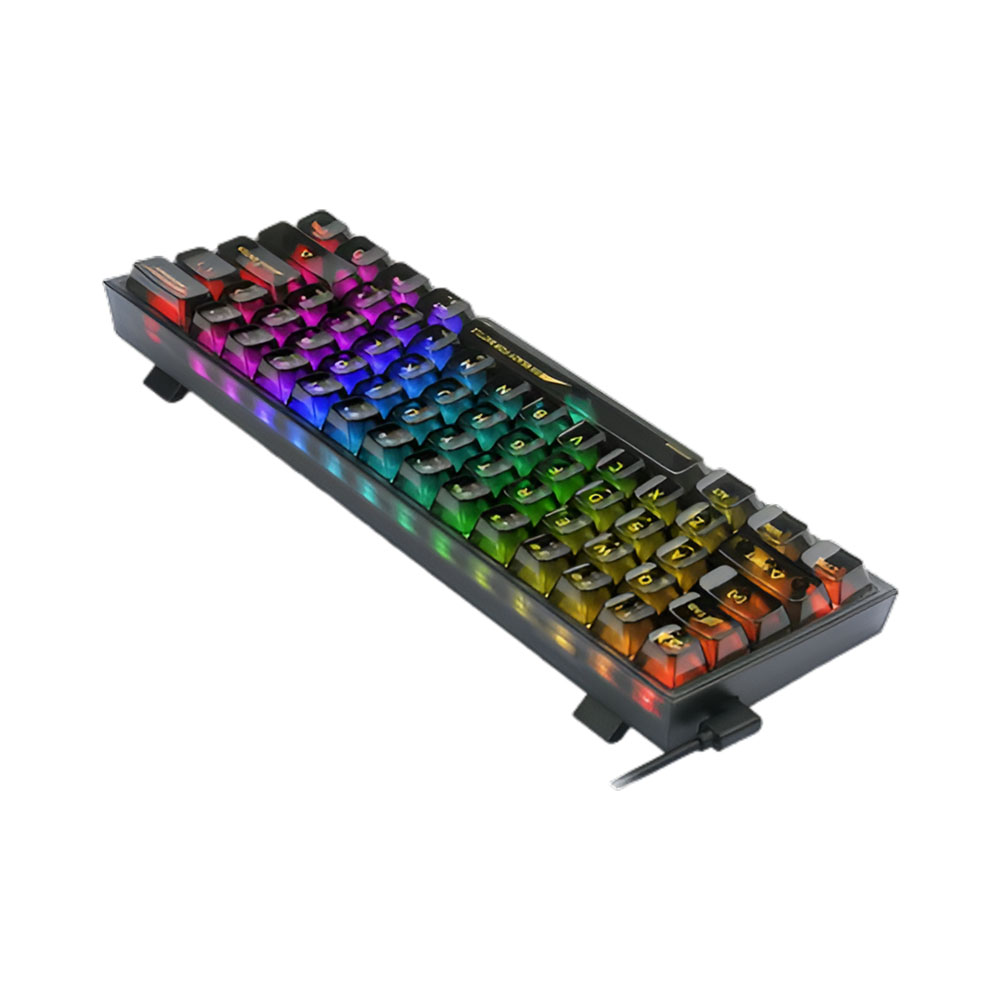 TECLADO GAMER REDRAGON K617CTB-RGB FIZZ RGB BLACK