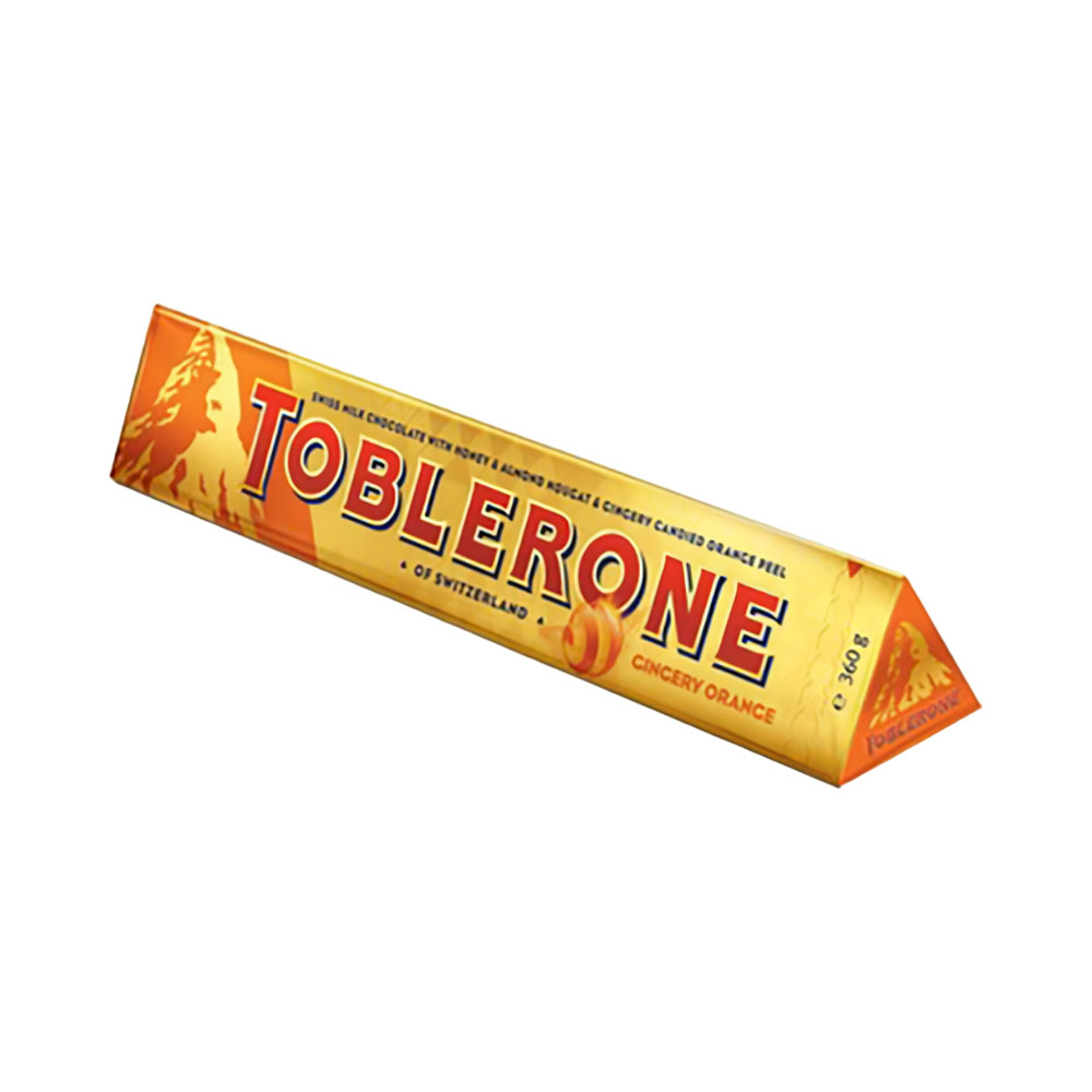 CHOCOLATE TOBLERONE GINGERY ORANGE 360GR