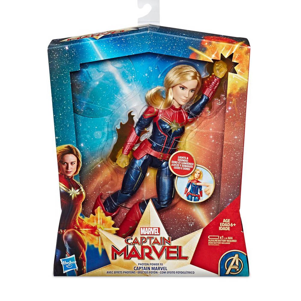 Muñeca Hasbro Super Heroe Captain Marvel - Ref.E3610