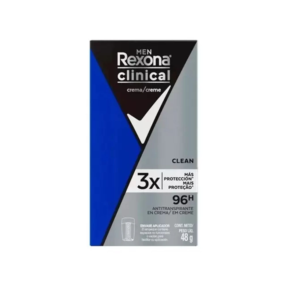 Desodorante Rexona Men Clinical Clean Crema 48g