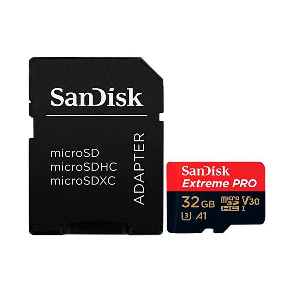 MEMORIA MICRO SD SANDISK EXTREME 100 MB/S U3 V30 4K 32GB