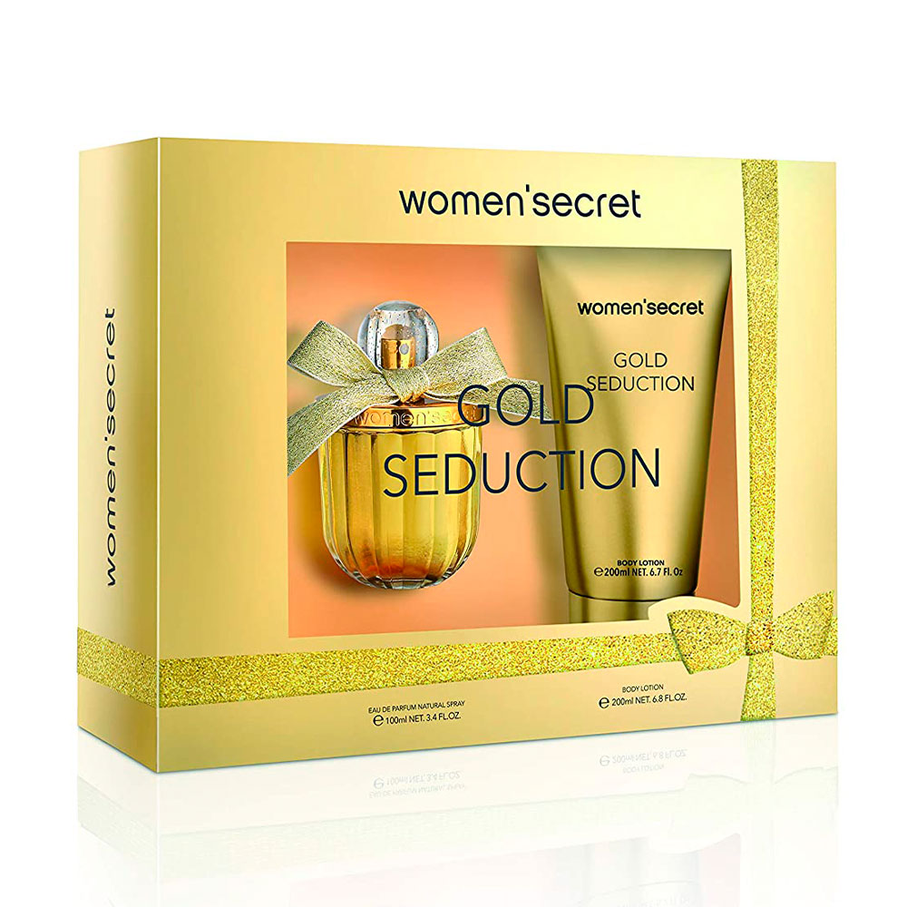 Kit Women'secret Gold Seduction Eau de Toilette 100ml + Body lotion 200ml