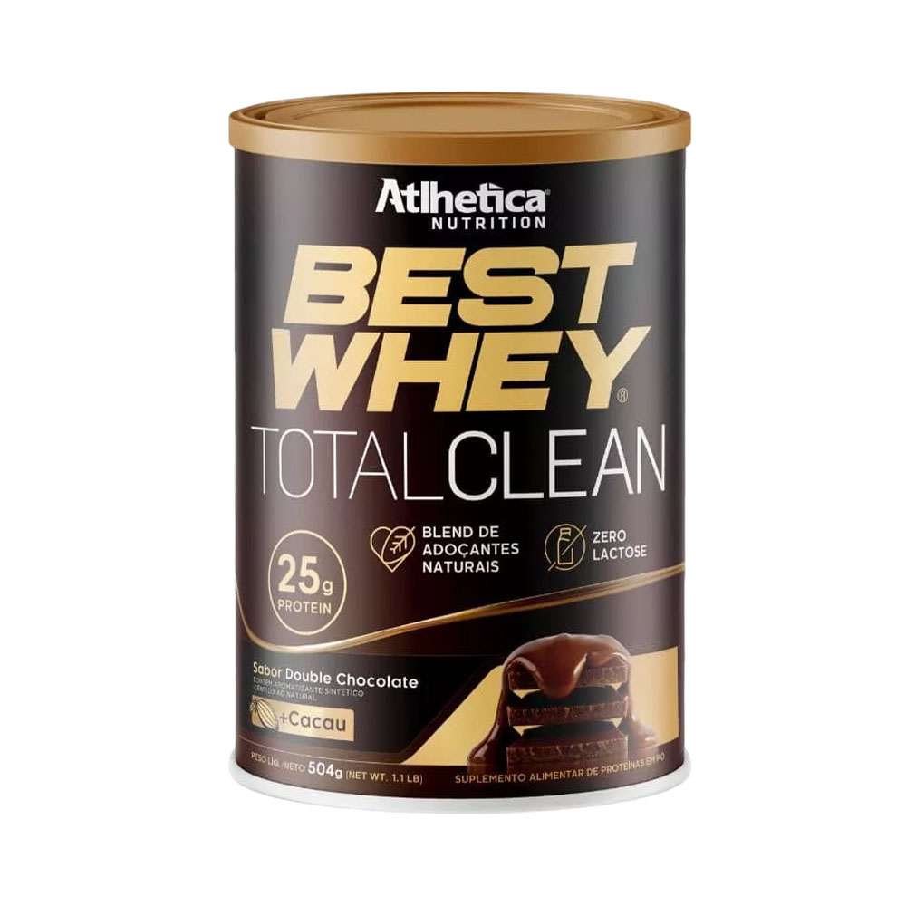 SUPLEMENTO ATLHETICA BEST WHEY TOTAL CLEAN CHOCOLATE 504GR