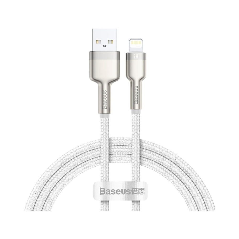 CABLE BASEUS CALJK-A02 USB-A A LIGHTNING 1M BLANCO