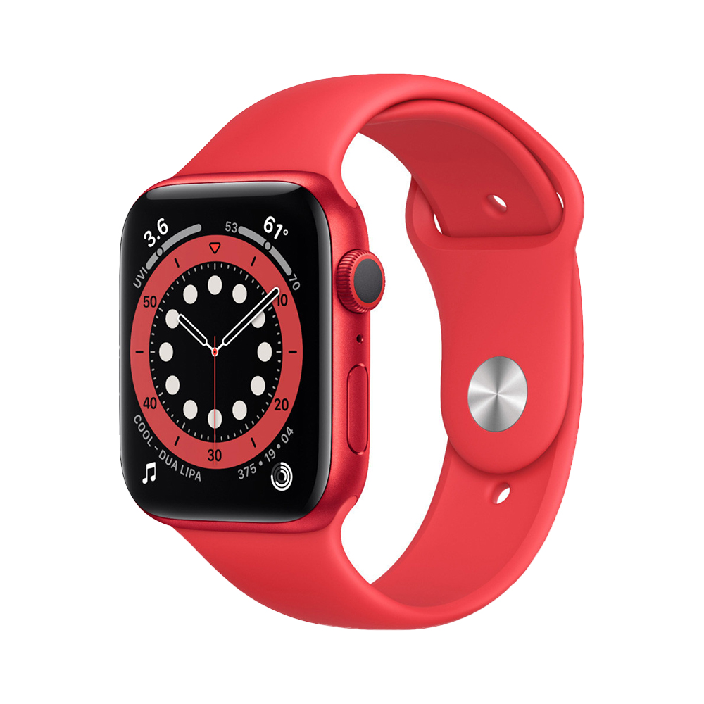 APPLE WATCH SERIES 6 44MM RED SPORT BAND 