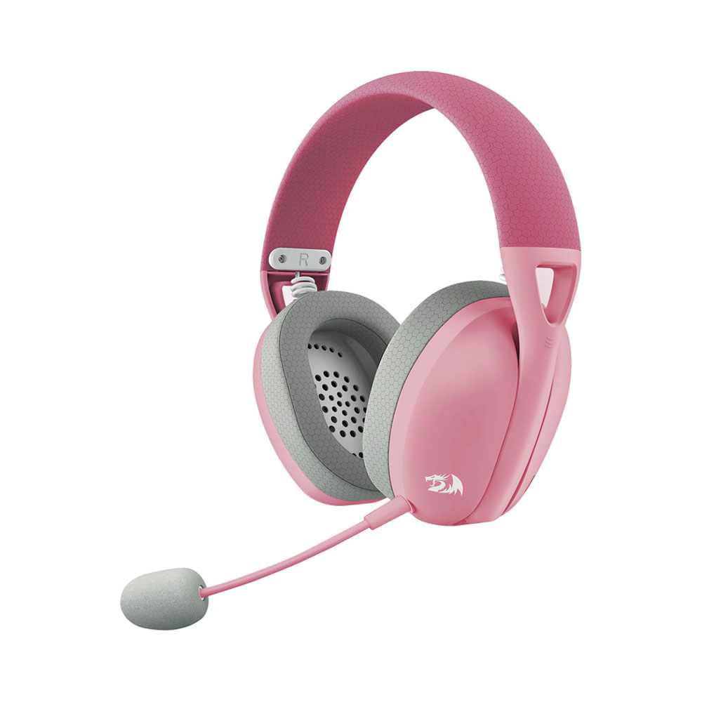 AURICULAR GAMER REDRAGON H848 IRE PRO INALÁMBRICO PINK