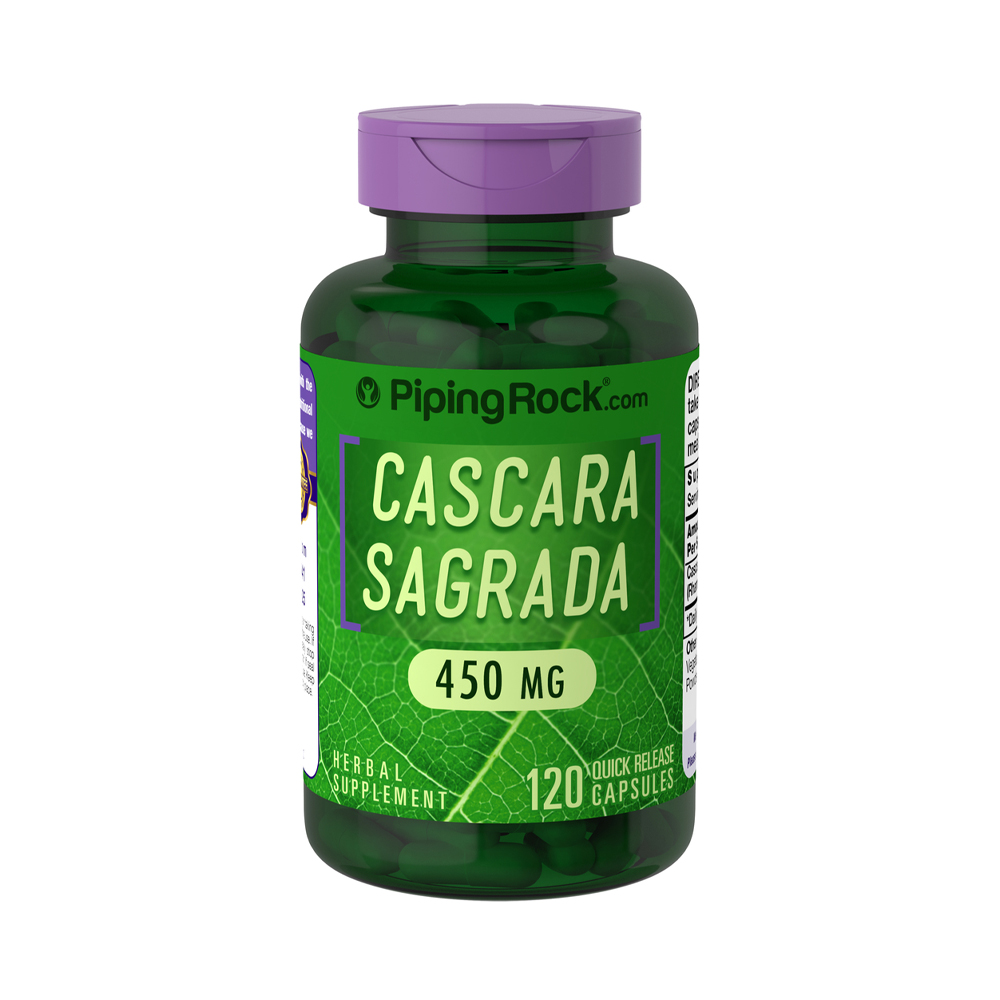 CASCARA SAGRADA PIPING ROCK 450MG 120 CAPSULAS