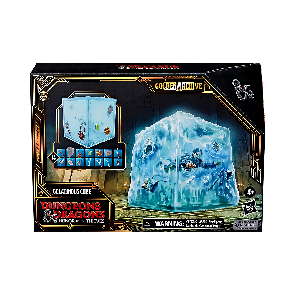 KIT DE JUEGO HASBRO DUNGEONS & DRAGONS HONOR AMONG THIEVES GOLDEN ARCHIVE GELATINOUS CUBE F6370