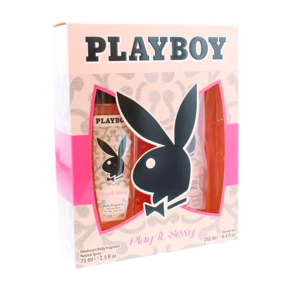Kit Playboy Play It Sexy Body Fragance 75ml + Shower Gel