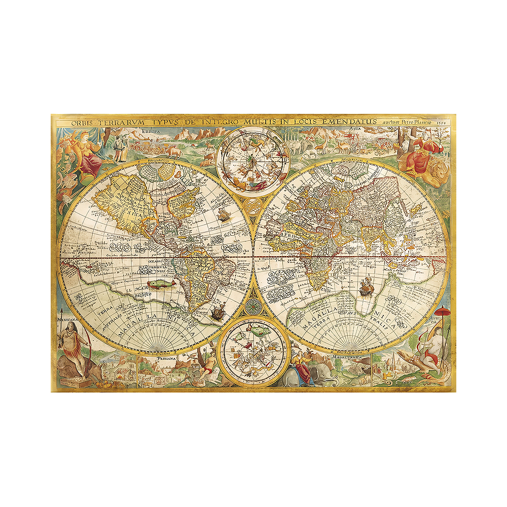 ROMPECABEZAS CLEMENTONI 32557 ANCIENT MAP 2000 PIEZAS