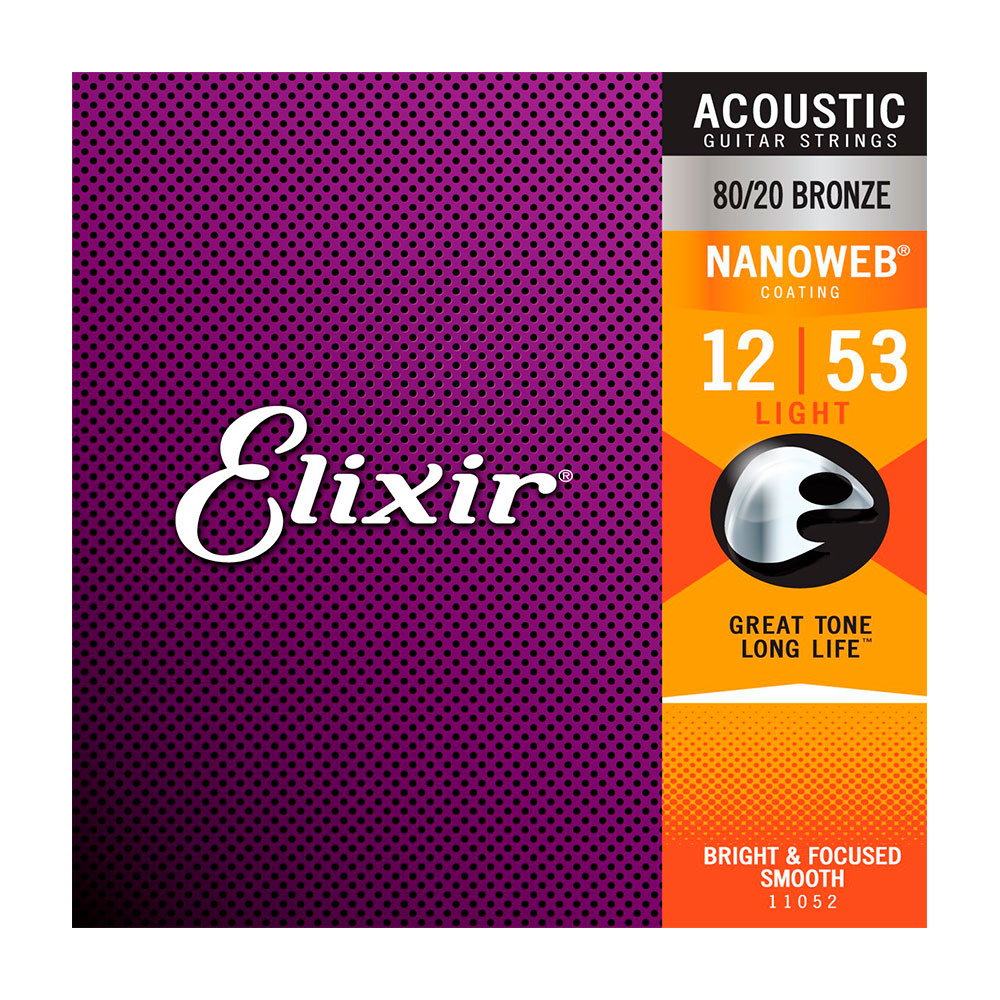 Cuerdas para guitarra Elixir nanoweb Ex11052