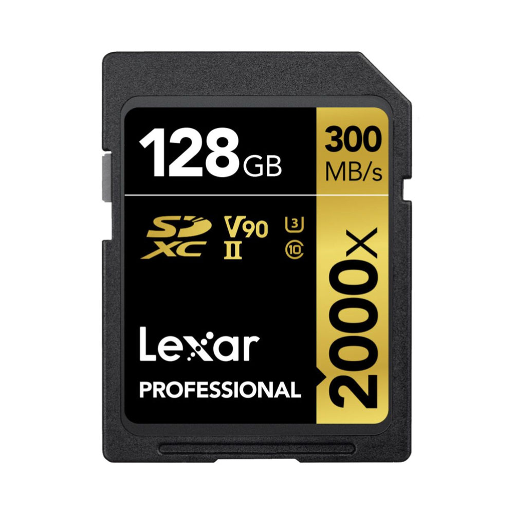 MEMÓRIA LEXAR SD 128 GB 300-260 MB SÉRIE OURO