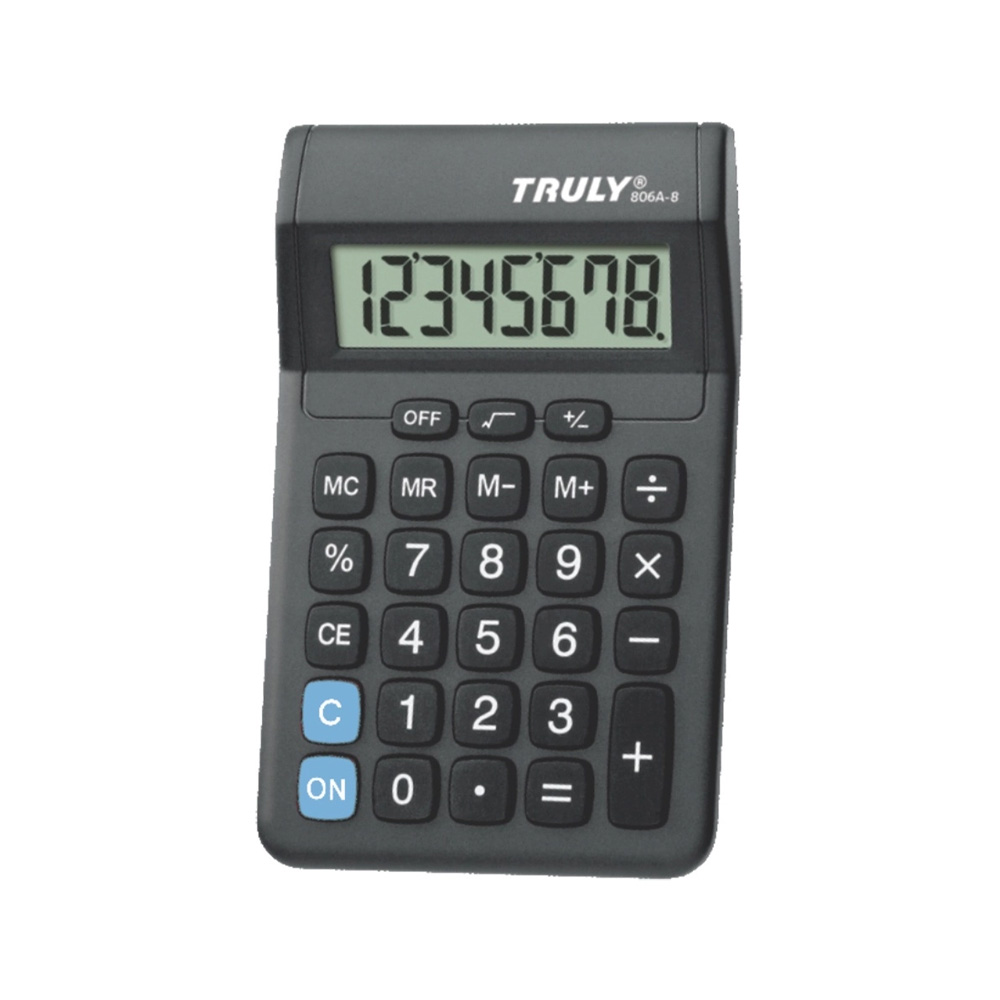 Calculadora de Mesa Truly 806A-8 8 dígitos