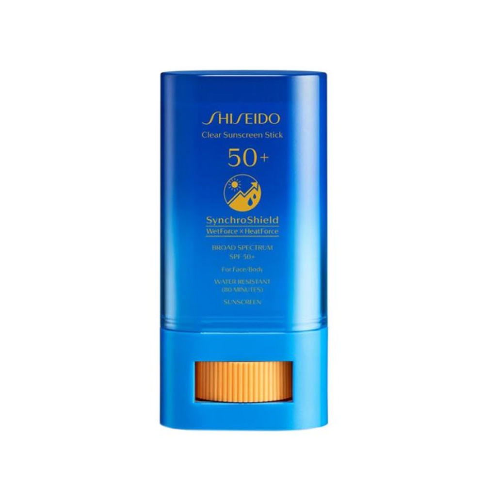 Protector Solar facial Shiseido Protección UV resistente al agua incolor Stick SPF50+ 20G