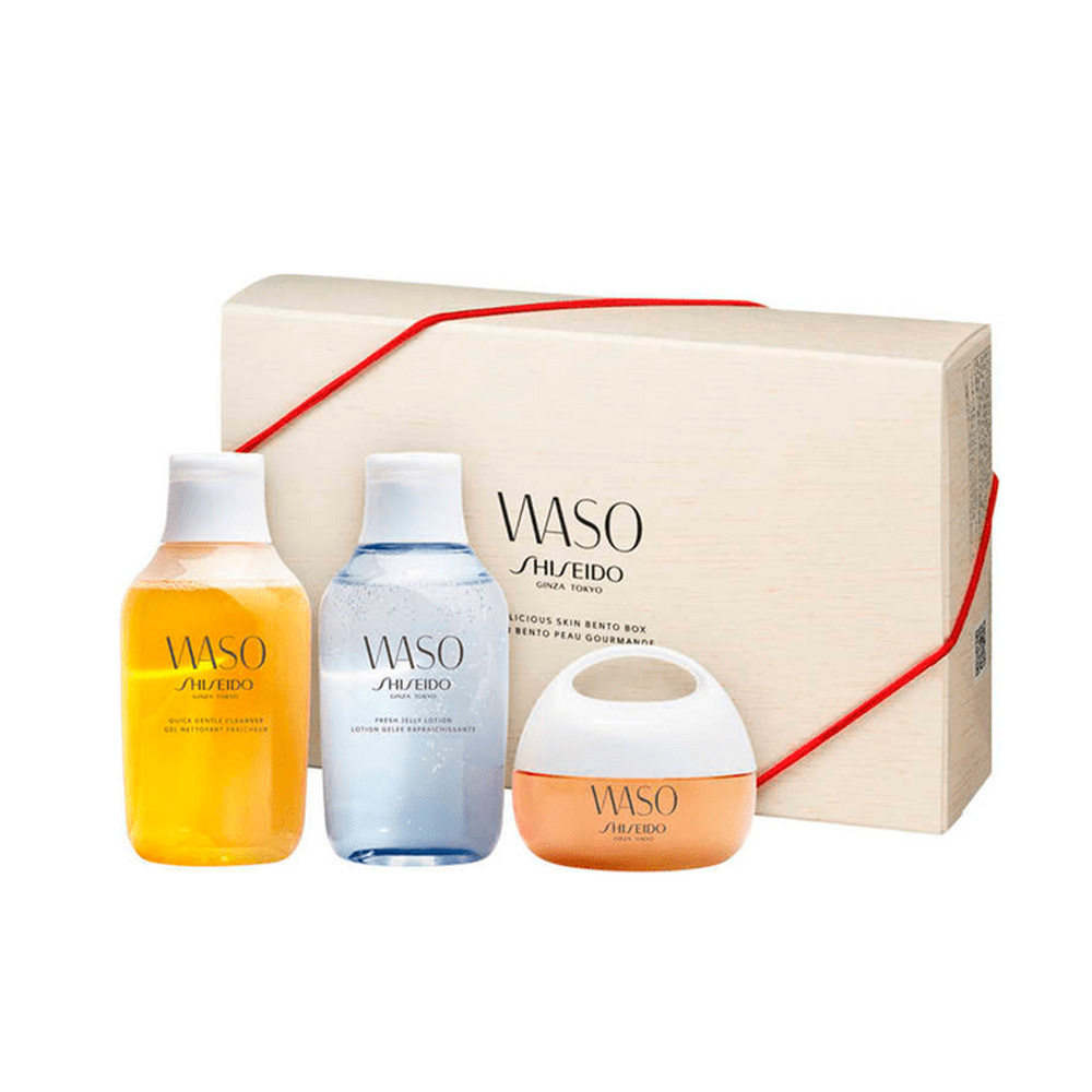 Kit tratamiento Facial Shiseido Waso Delicious Skin Bento Box