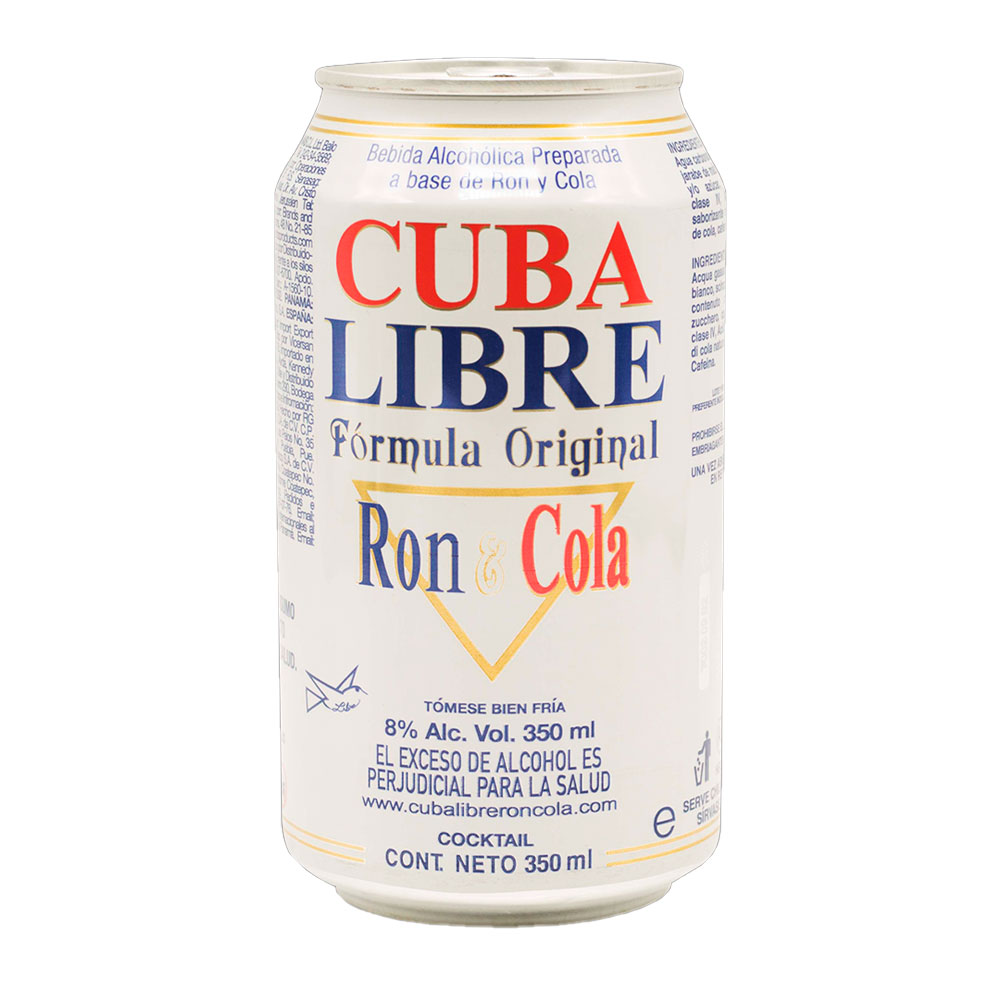 Ron Cola Lata Cuba Libre 355 ml
