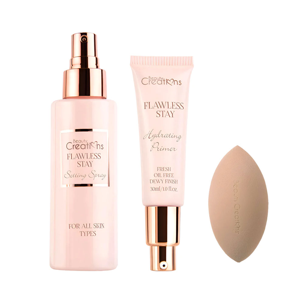 KIT COSMÉTICOS BEAUTY CREATIONS FLAWLESS STAY ALL YOU NEED 3 PIEZAS