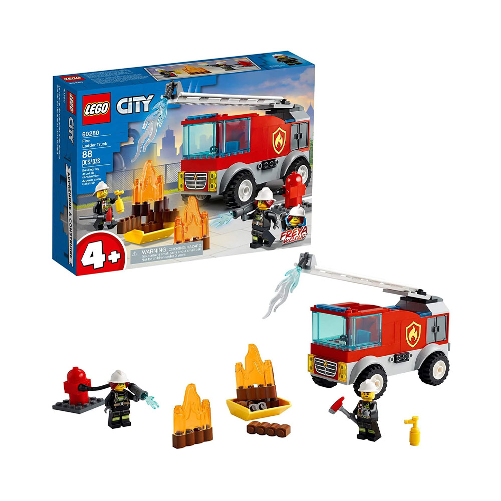 JUGUETE LEGO 60280 CITY FIRE LADDER TRUCK 88 PIEZAS