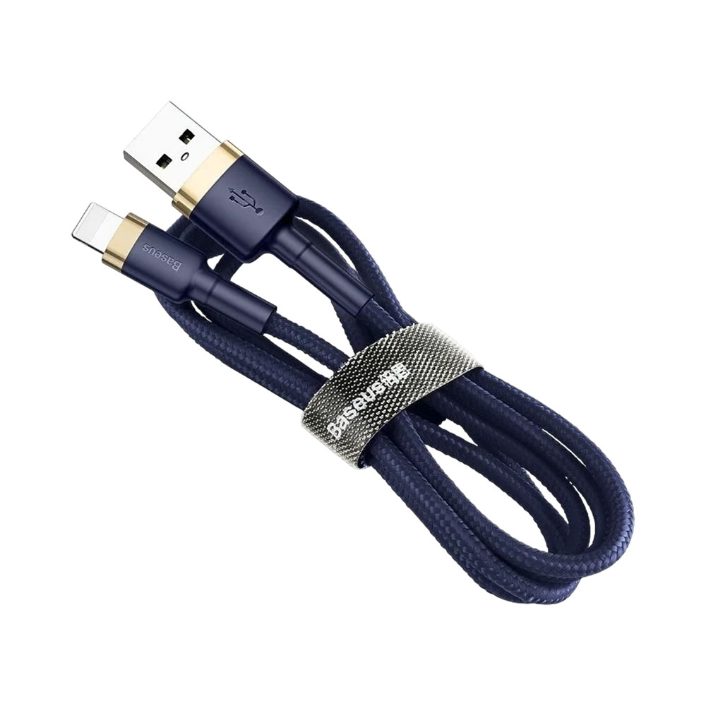 CABLE BASEUS CALKLF-BV3 USB-A A LIGHTNING 1M AZUL OSCURO - DORADO