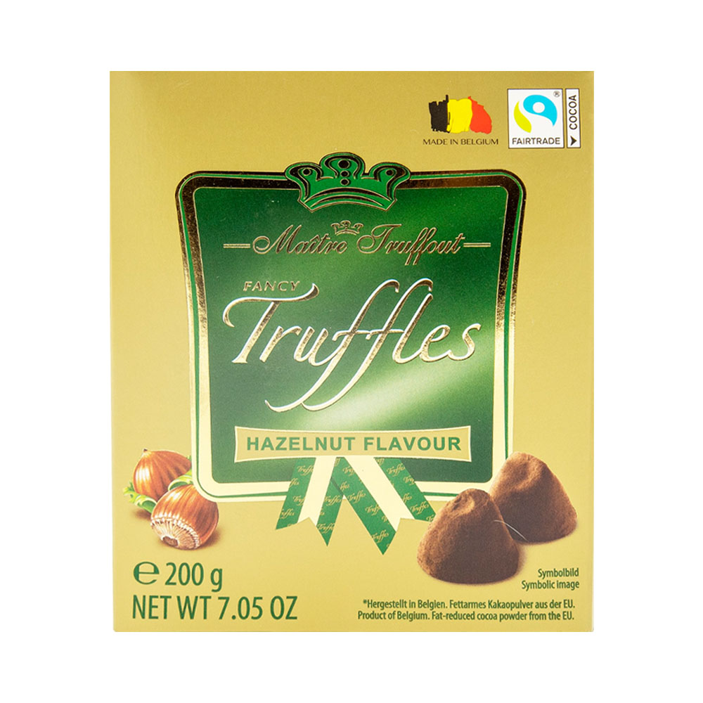 CHOCOLATE MAITRE TRUFFOUT HAZELNUT FLAVOUR 200GR