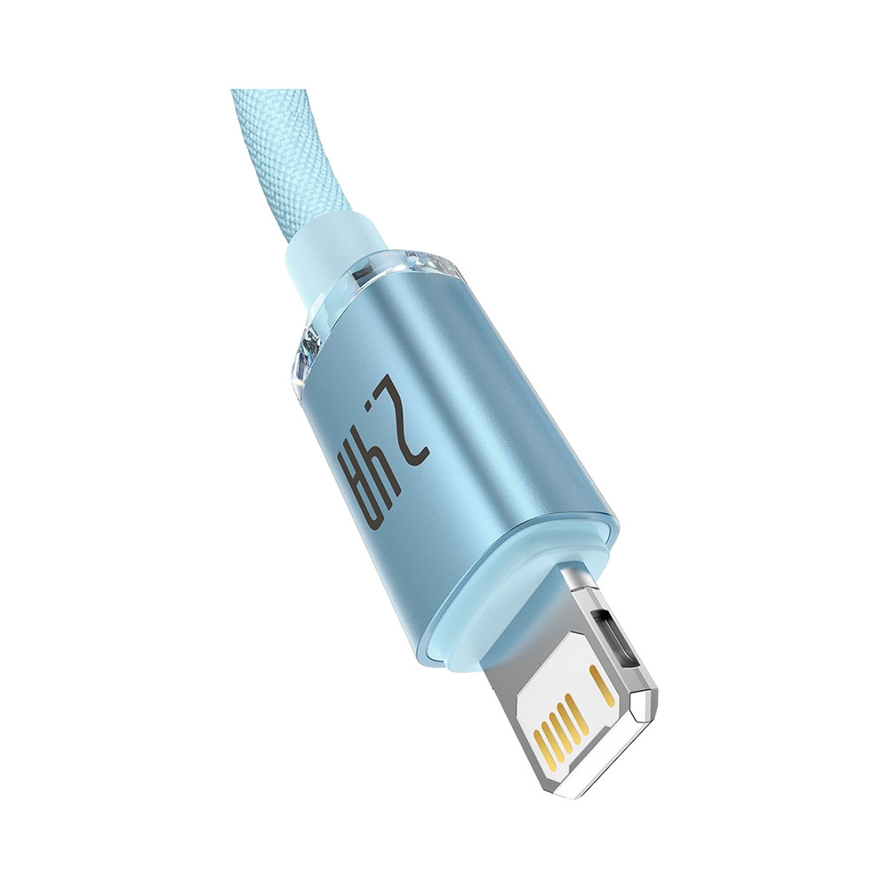 CABLE BASEUS CAJY001103 USB-A A LIGHTNING 1.2M AZUL CLARO