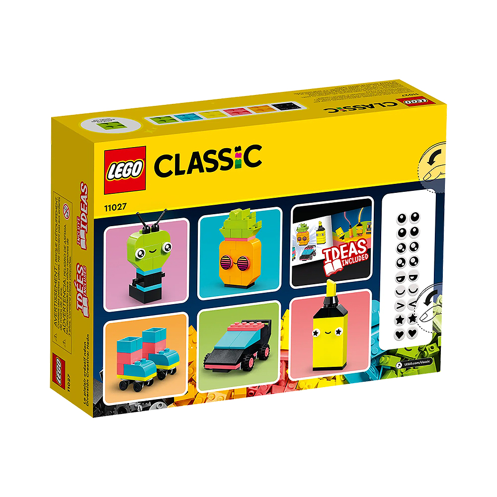 JUGUETE DE CONSTRUCCIÓN LEGO CLASSIC CREATIVE NEON FUN 11027 333 PIEZAS
