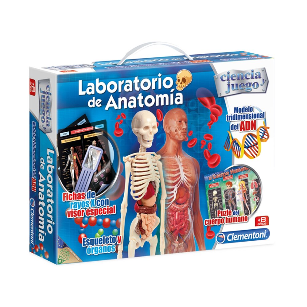 Juego de Ciencia Clementoni Laboratorio de anatomia - Ref.55154