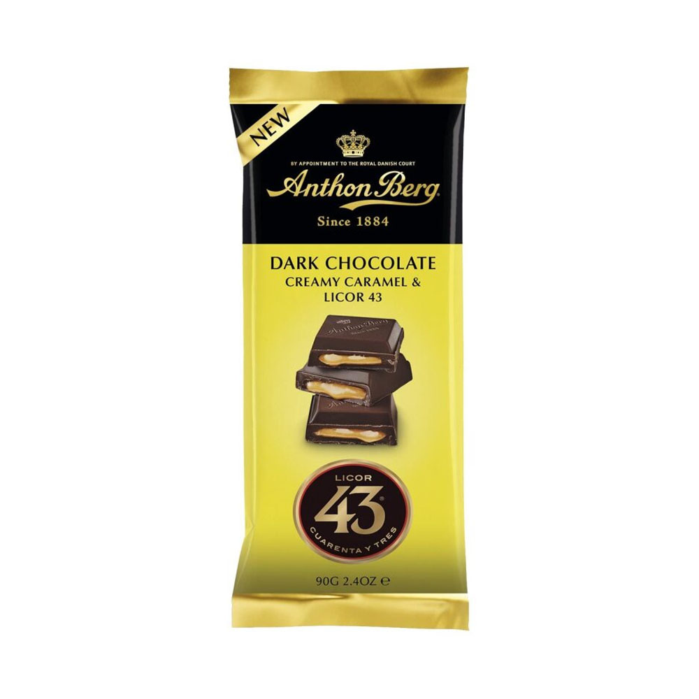 CHOCOLATE ANTHON BERG DARK LICOR 43 90GR
