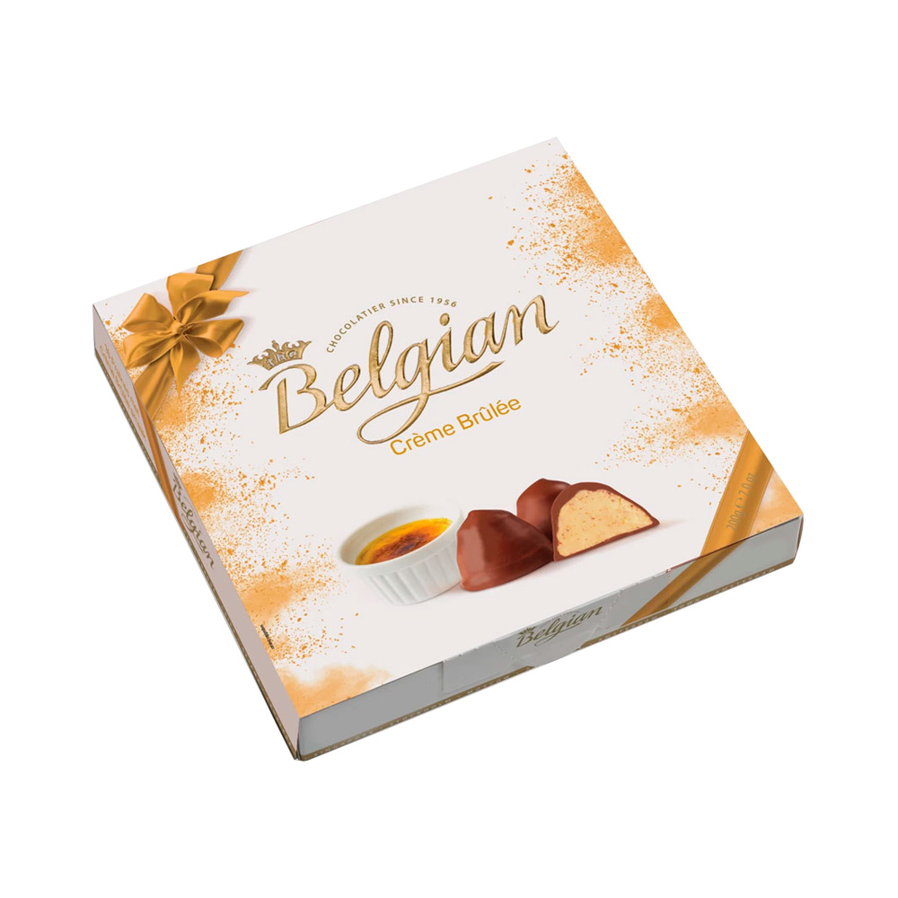 CHOCOLATE THE BELGIAN CREME BRULEE 200GR