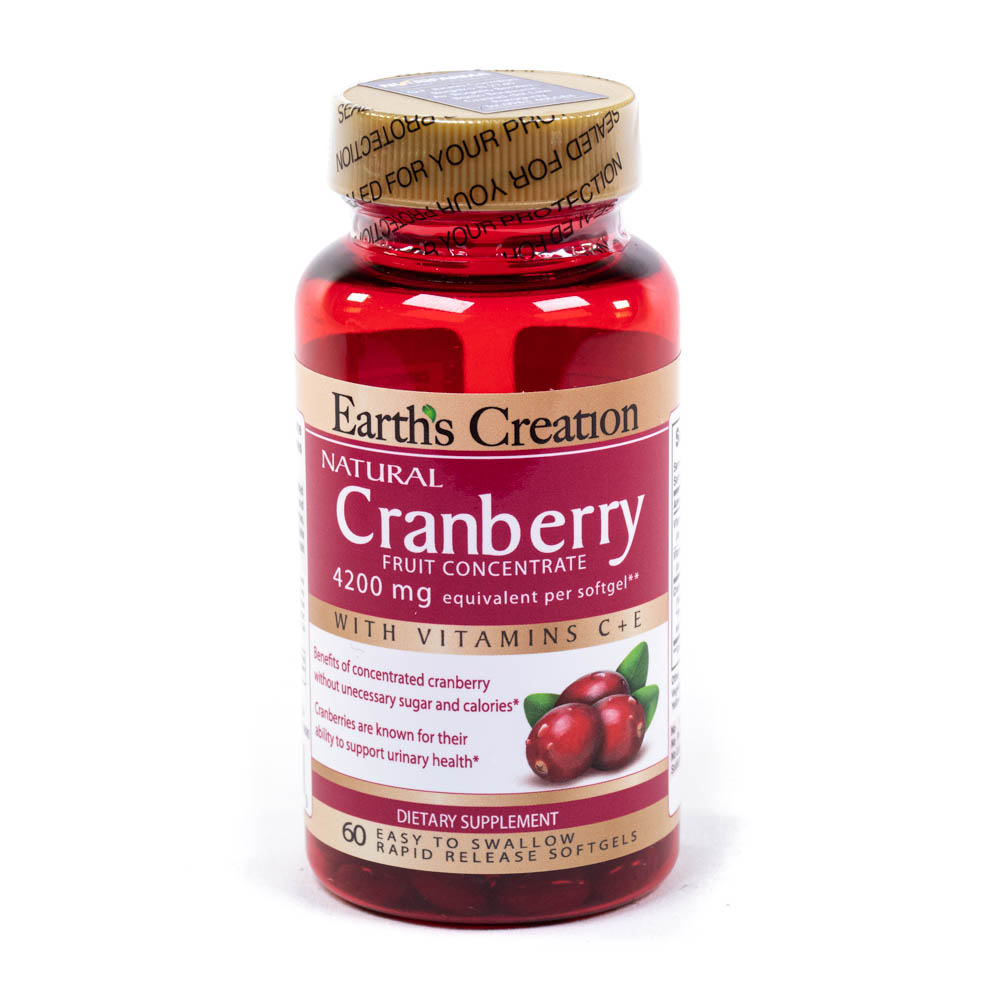 Cranberry Earth's Creation 4200mg 60 Capsulas
