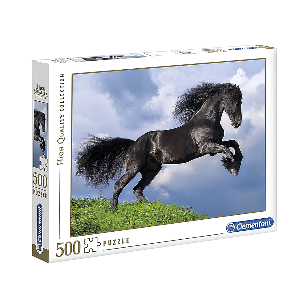ROMPECABEZAS CLEMENTONI 35071 FRESIAN BLACK HORSE 500 PIEZAS