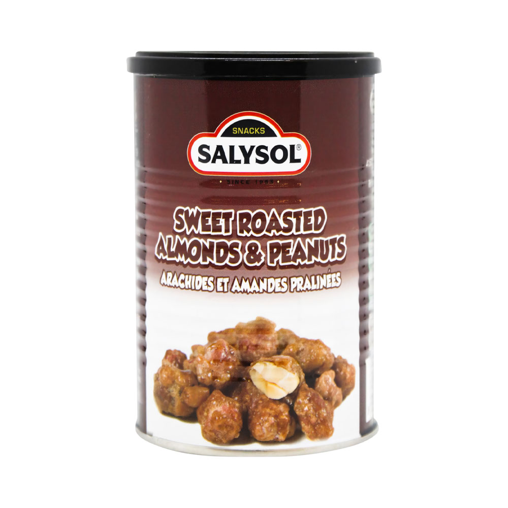CACAHUATES SALYSOL SWEET ROASTED ALMOND 135GR