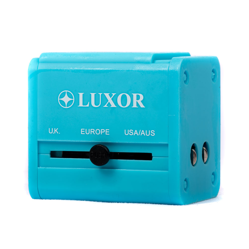ADAPTADOR LUXOR JY-158-2 PARA VIAJE CON USB CHARGER