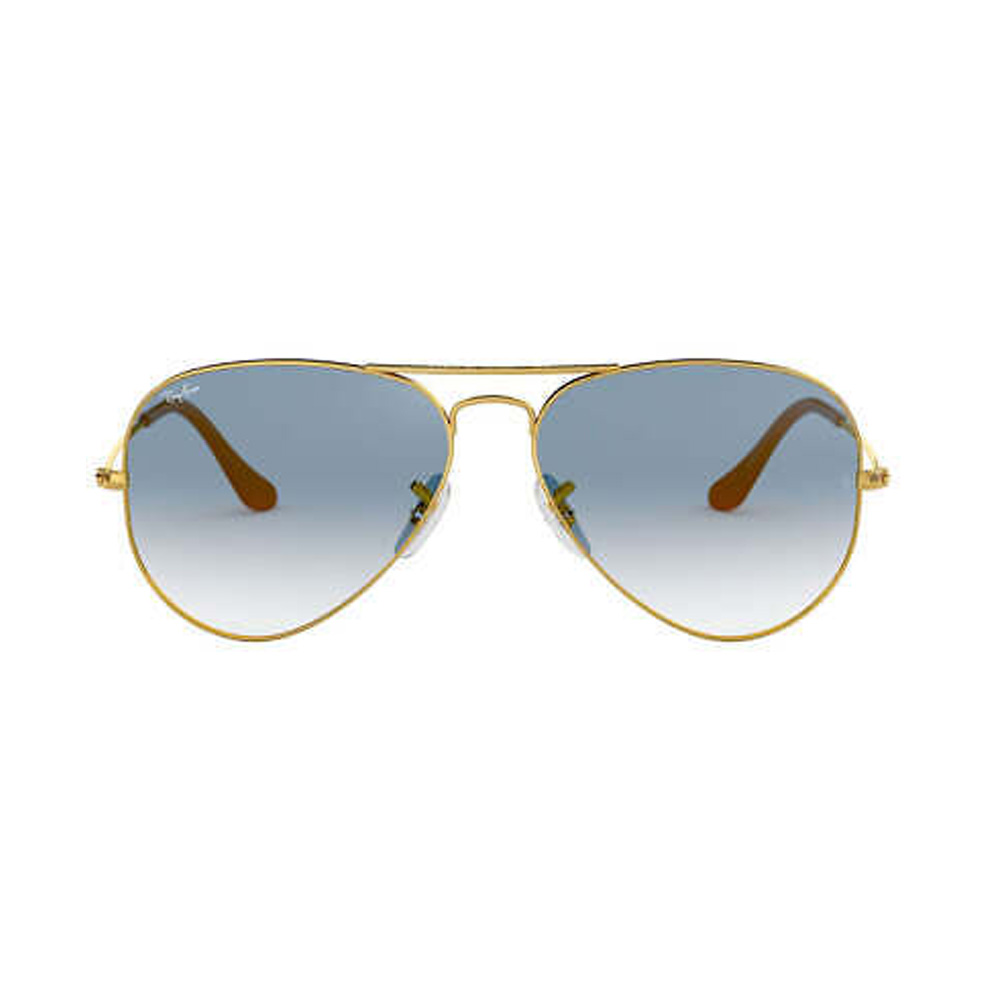 Lente Ray Ban RB3025 001/3F 62mm Aviator Gold Clear Gradient