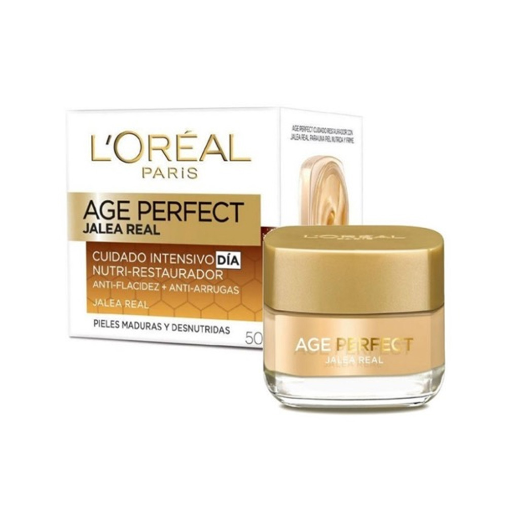 Crema facial Loréal Age Perfect Anti-Flacidez Anti-Arrugas Jalea Real 50ml
