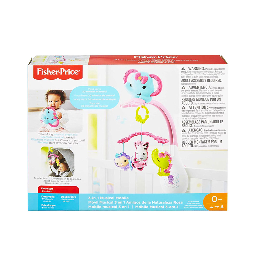 JUGUETE FISHER PRICE DRD69 3-IN-1 MUSICAL MOBILE
