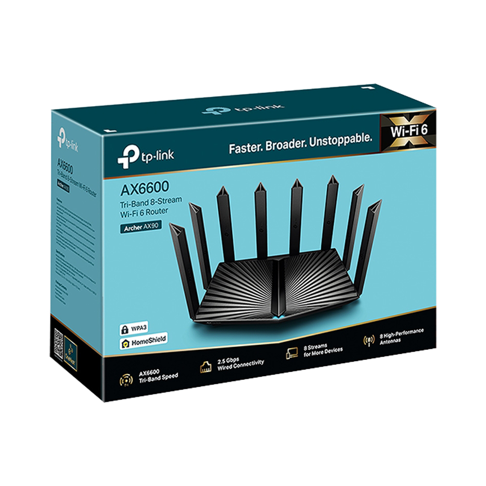 ROUTER TP LINK ARCHER AX90 AX6600 WIFI 6